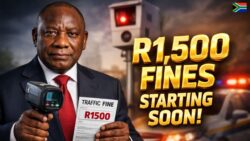 Goodbye to Old Traffic Fines System: AI-Driven Cameras Begin Issuing R1,500 Penalties From January 2026