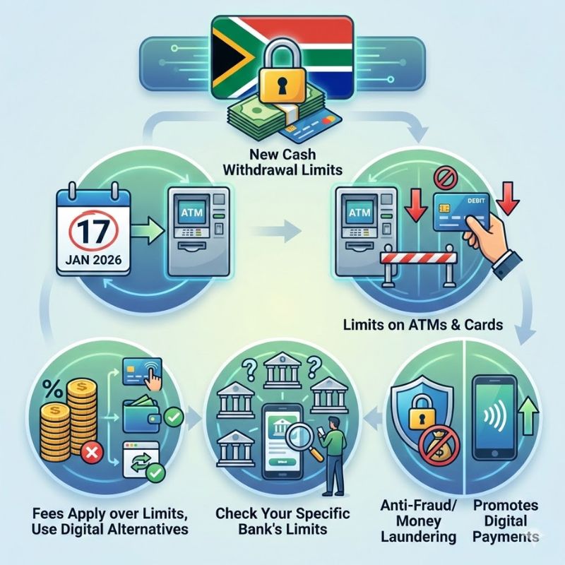 South Africa Enforces Cash Withdrawal Cap